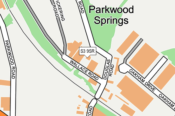 S3 9SR map - OS OpenMap – Local (Ordnance Survey) S3 9SR map - OS OpenMap – Local (Ordnance Survey)