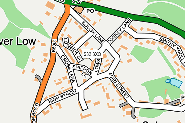 S32 3XQ map - OS OpenMap – Local (Ordnance Survey) S32 3XQ map - OS OpenMap – Local (Ordnance Survey)