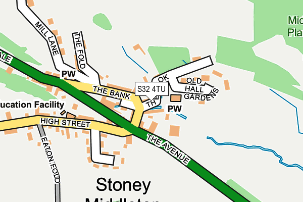 S32 4TU map - OS OpenMap – Local (Ordnance Survey) S32 4TU map - OS OpenMap – Local (Ordnance Survey)