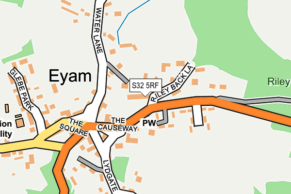 S32 5RF map - OS OpenMap – Local (Ordnance Survey) S32 5RF map - OS OpenMap – Local (Ordnance Survey)