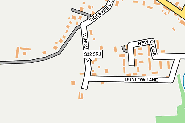S32 5RJ map - OS OpenMap – Local (Ordnance Survey)