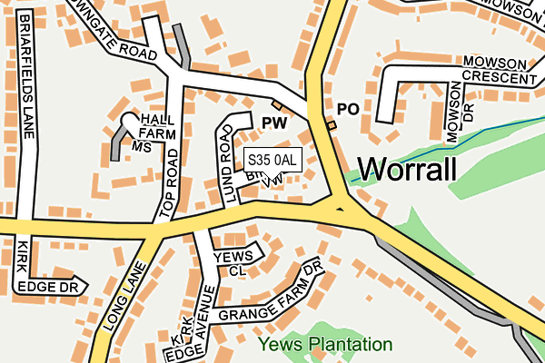 S35 0AL map - OS OpenMap – Local (Ordnance Survey) S35 0AL map - OS OpenMap – Local (Ordnance Survey)