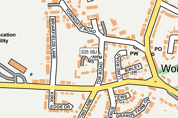 S35 0BJ map - OS OpenMap – Local (Ordnance Survey) S35 0BJ map - OS OpenMap – Local (Ordnance Survey)