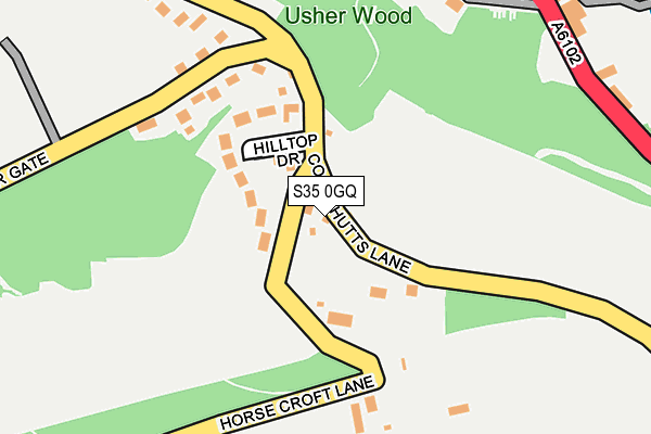 S35 0GQ map - OS OpenMap – Local (Ordnance Survey) S35 0GQ map - OS OpenMap – Local (Ordnance Survey)
