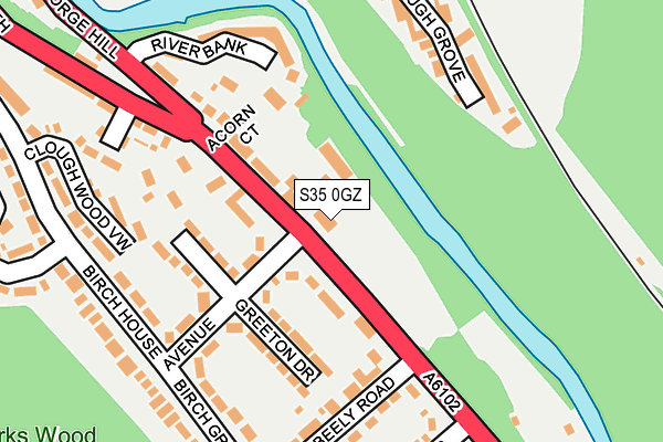 S35 0GZ map - OS OpenMap – Local (Ordnance Survey) S35 0GZ map - OS OpenMap – Local (Ordnance Survey)