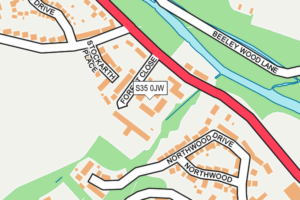 S35 0JW map - OS OpenMap – Local (Ordnance Survey) S35 0JW map - OS OpenMap – Local (Ordnance Survey)