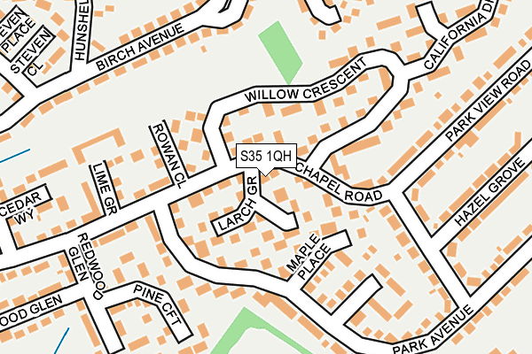 S35 1QH map - OS OpenMap – Local (Ordnance Survey) S35 1QH map - OS OpenMap – Local (Ordnance Survey)