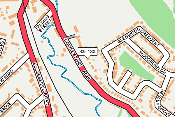 S35 1SX map - OS OpenMap – Local (Ordnance Survey) S35 1SX map - OS OpenMap – Local (Ordnance Survey)