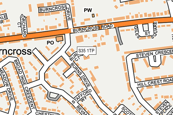 S35 1TP map - OS OpenMap – Local (Ordnance Survey) S35 1TP map - OS OpenMap – Local (Ordnance Survey)