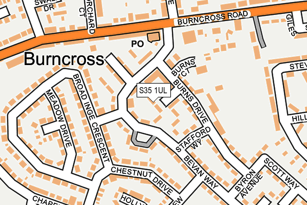 S35 1UL map - OS OpenMap – Local (Ordnance Survey) S35 1UL map - OS OpenMap – Local (Ordnance Survey)