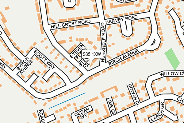 S35 1XW map - OS OpenMap – Local (Ordnance Survey) S35 1XW map - OS OpenMap – Local (Ordnance Survey)