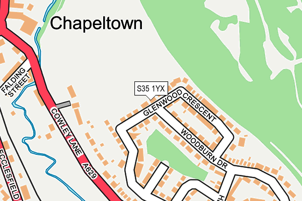 S35 1YX map - OS OpenMap – Local (Ordnance Survey) S35 1YX map - OS OpenMap – Local (Ordnance Survey)