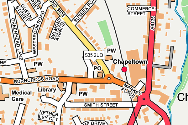 S35 2UQ map - OS OpenMap – Local (Ordnance Survey) S35 2UQ map - OS OpenMap – Local (Ordnance Survey)