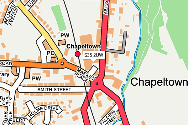 S35 2UW map - OS OpenMap – Local (Ordnance Survey) S35 2UW map - OS OpenMap – Local (Ordnance Survey)