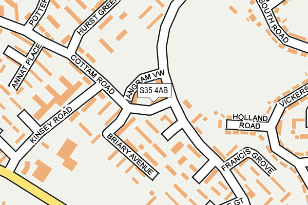 S35 4AB map - OS OpenMap – Local (Ordnance Survey) S35 4AB map - OS OpenMap – Local (Ordnance Survey)