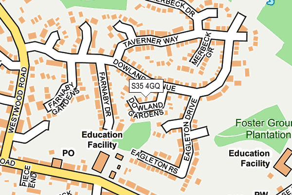 S35 4GQ map - OS OpenMap – Local (Ordnance Survey) S35 4GQ map - OS OpenMap – Local (Ordnance Survey)