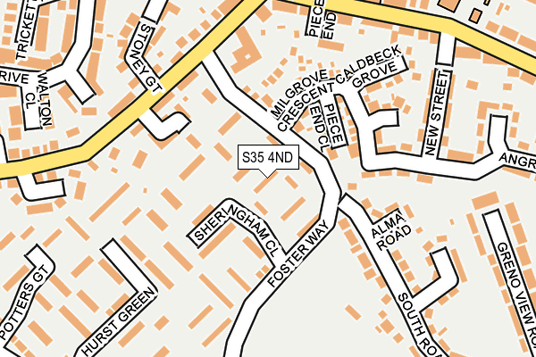 S35 4ND map - OS OpenMap – Local (Ordnance Survey) S35 4ND map - OS OpenMap – Local (Ordnance Survey)