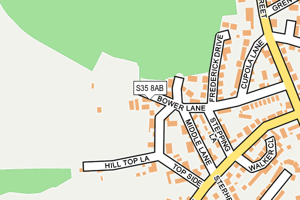 S35 8AB map - OS OpenMap – Local (Ordnance Survey) S35 8AB map - OS OpenMap – Local (Ordnance Survey)