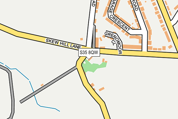 S35 8QW map - OS OpenMap – Local (Ordnance Survey) S35 8QW map - OS OpenMap – Local (Ordnance Survey)