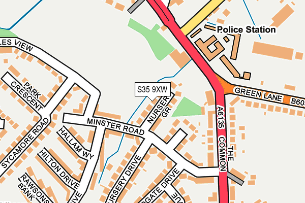 S35 9XW map - OS OpenMap – Local (Ordnance Survey) S35 9XW map - OS OpenMap – Local (Ordnance Survey)
