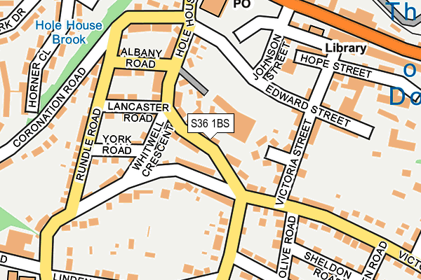 S36 1BS map - OS OpenMap – Local (Ordnance Survey) S36 1BS map - OS OpenMap – Local (Ordnance Survey)