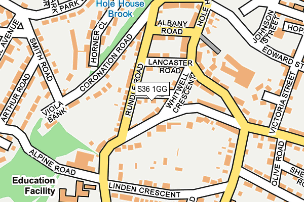 S36 1GG map - OS OpenMap – Local (Ordnance Survey) S36 1GG map - OS OpenMap – Local (Ordnance Survey)
