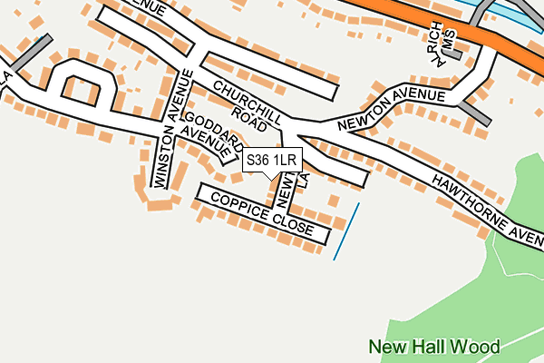 S36 1LR map - OS OpenMap – Local (Ordnance Survey) S36 1LR map - OS OpenMap – Local (Ordnance Survey)