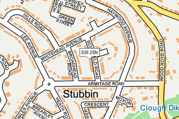 S36 2SN map - OS OpenMap – Local (Ordnance Survey) S36 2SN map - OS OpenMap – Local (Ordnance Survey)