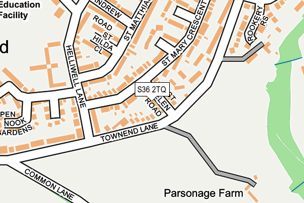 S36 2TQ map - OS OpenMap – Local (Ordnance Survey) S36 2TQ map - OS OpenMap – Local (Ordnance Survey)