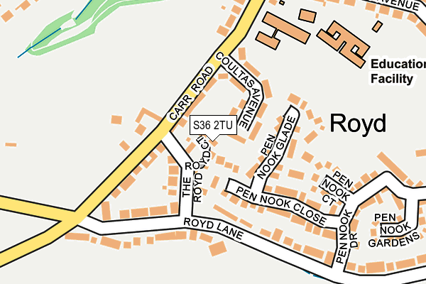 S36 2TU map - OS OpenMap – Local (Ordnance Survey) S36 2TU map - OS OpenMap – Local (Ordnance Survey)