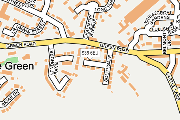 S36 6EU map - OS OpenMap – Local (Ordnance Survey) S36 6EU map - OS OpenMap – Local (Ordnance Survey)