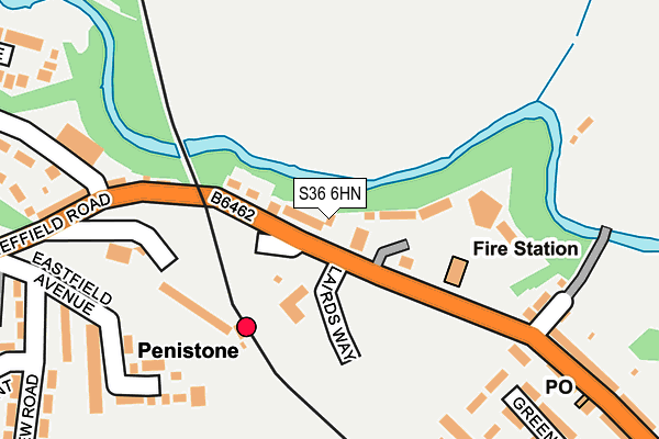 S36 6HN map - OS OpenMap – Local (Ordnance Survey) S36 6HN map - OS OpenMap – Local (Ordnance Survey)