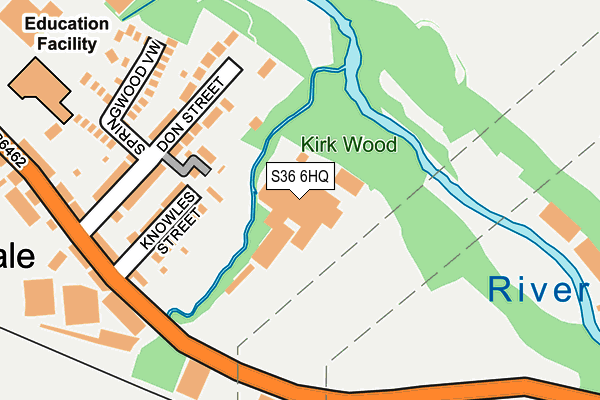 S36 6HQ map - OS OpenMap – Local (Ordnance Survey) S36 6HQ map - OS OpenMap – Local (Ordnance Survey)