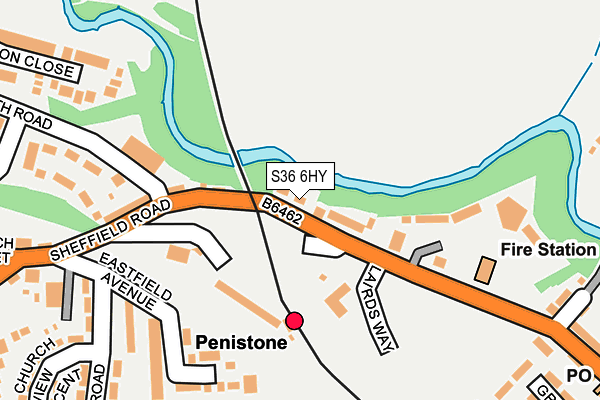 S36 6HY map - OS OpenMap – Local (Ordnance Survey) S36 6HY map - OS OpenMap – Local (Ordnance Survey)