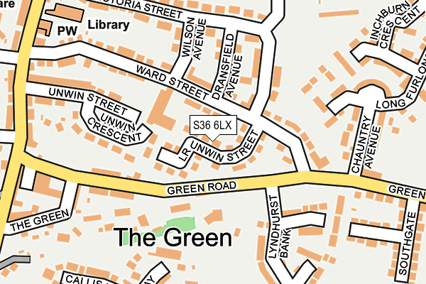 S36 6LX map - OS OpenMap – Local (Ordnance Survey) S36 6LX map - OS OpenMap – Local (Ordnance Survey)