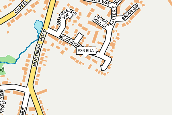 S36 6UA map - OS OpenMap – Local (Ordnance Survey) S36 6UA map - OS OpenMap – Local (Ordnance Survey)