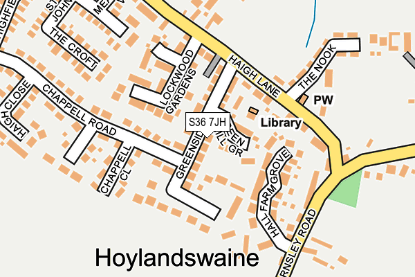 S36 7JH map - OS OpenMap – Local (Ordnance Survey) S36 7JH map - OS OpenMap – Local (Ordnance Survey)