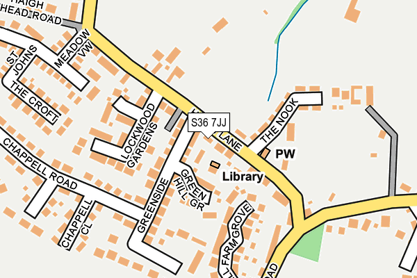 S36 7JJ map - OS OpenMap – Local (Ordnance Survey) S36 7JJ map - OS OpenMap – Local (Ordnance Survey)