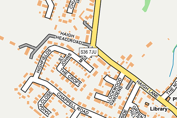 S36 7JU map - OS OpenMap – Local (Ordnance Survey) S36 7JU map - OS OpenMap – Local (Ordnance Survey)