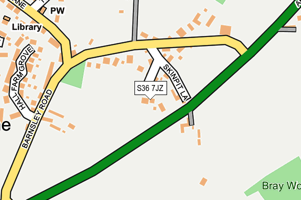 S36 7JZ map - OS OpenMap – Local (Ordnance Survey) S36 7JZ map - OS OpenMap – Local (Ordnance Survey)
