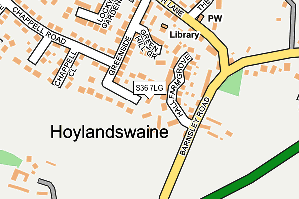 S36 7LG map - OS OpenMap – Local (Ordnance Survey) S36 7LG map - OS OpenMap – Local (Ordnance Survey)