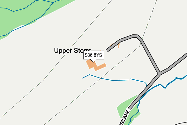 S36 8YS map - OS OpenMap – Local (Ordnance Survey) S36 8YS map - OS OpenMap – Local (Ordnance Survey)