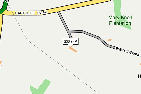S36 9FP map - OS OpenMap – Local (Ordnance Survey) S36 9FP map - OS OpenMap – Local (Ordnance Survey)