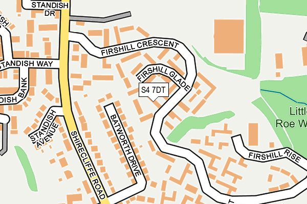 S4 7DT map - OS OpenMap – Local (Ordnance Survey) S4 7DT map - OS OpenMap – Local (Ordnance Survey)