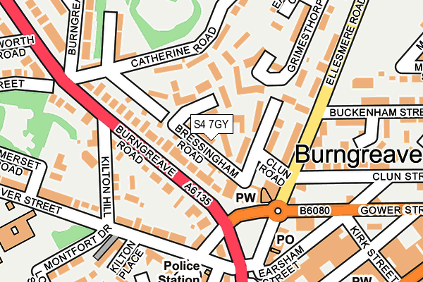 S4 7GY map - OS OpenMap – Local (Ordnance Survey) S4 7GY map - OS OpenMap – Local (Ordnance Survey)