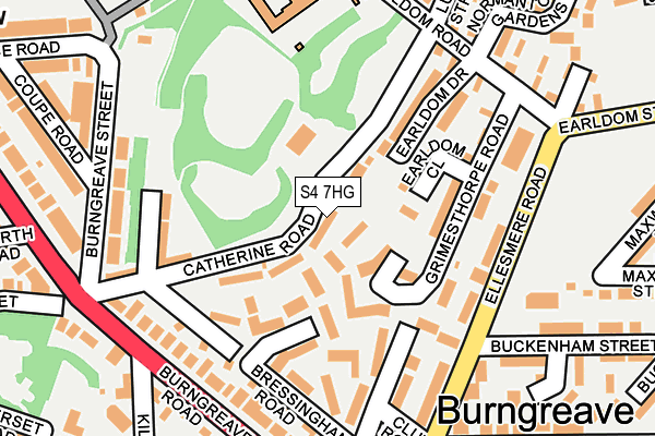 S4 7HG map - OS OpenMap – Local (Ordnance Survey) S4 7HG map - OS OpenMap – Local (Ordnance Survey)