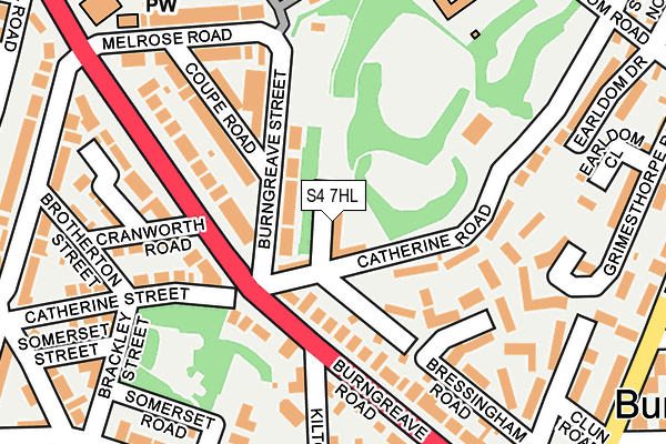 S4 7HL map - OS OpenMap – Local (Ordnance Survey) S4 7HL map - OS OpenMap – Local (Ordnance Survey)
