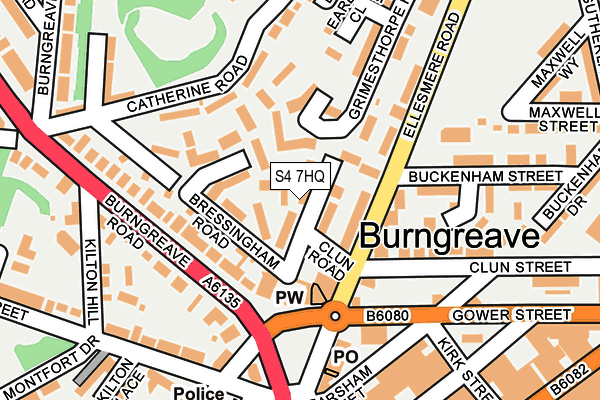 S4 7HQ map - OS OpenMap – Local (Ordnance Survey) S4 7HQ map - OS OpenMap – Local (Ordnance Survey)