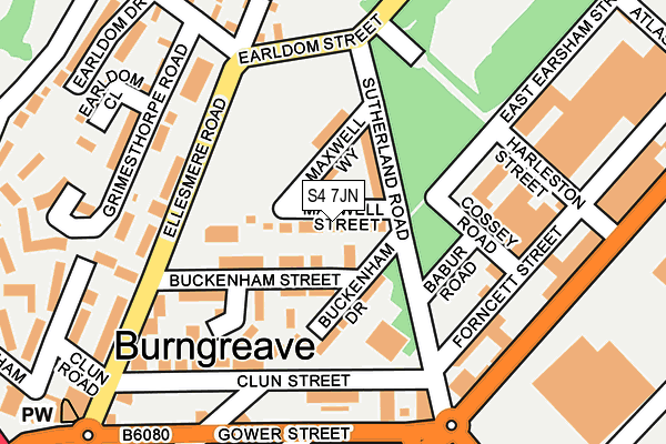 S4 7JN map - OS OpenMap – Local (Ordnance Survey) S4 7JN map - OS OpenMap – Local (Ordnance Survey)