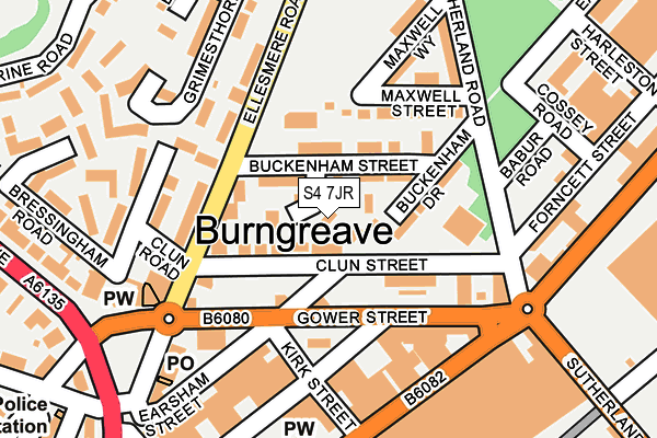 S4 7JR map - OS OpenMap – Local (Ordnance Survey) S4 7JR map - OS OpenMap – Local (Ordnance Survey)